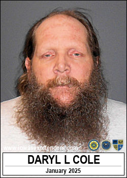 COLE, DARYL LEE 314 E 6TH ST<br/>WATERLOO, Iowa, 50703<br/><span class=text-danger>06/02/2025 04:30 pm</span>