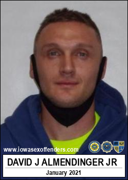 ALMENDINGER, DAVID JOHN JR <span class=text-danger>02/26/2021 04:00 pm</span>