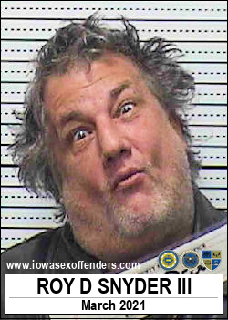 SNYDER, ROY DANIEL III <span class=text-danger>07/30/2021 04:00 pm</span>
