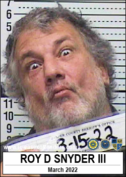 SNYDER, ROY DANIEL III <span class=text-danger>12/02/2022 03:00 pm</span>