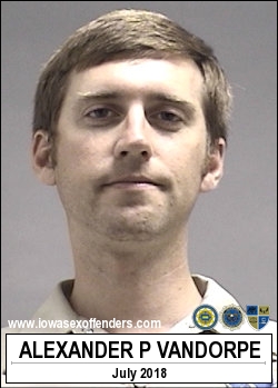 VANDORPE, ALEXANDER PAUL <span class=text-danger>04/22/2019 04:30 pm</span>