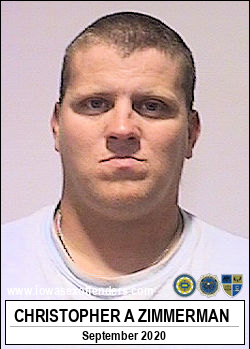 ZIMMERMAN, CHRISTOPHER ANDREW 810 C ST<br/>SOUTH SIOUX CITY, Nebraska, 68776<br/><span class=text-danger>11/24/2020 05:00 pm</span>