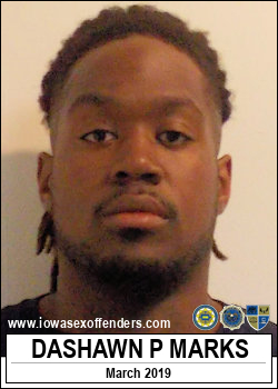 MARKS, DASHAWN PACHE <span class=text-danger>07/15/2019 05:00 pm</span>