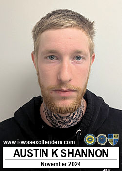 SHANNON, AUSTIN KEITH 2297 LIBERTY AVE<br/>MISSOURI VALLEY, Iowa, 51555<br/><span class=text-danger>06/02/2025 04:30 pm</span>