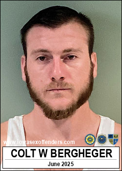 BERGHEGER, COLT WAYNE <span class=text-danger>06/20/2025 05:00 pm</span>
