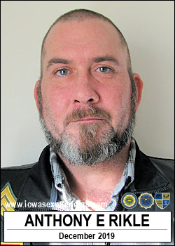 RIKLE, ANTHONY ELWOOD <span class=text-danger>01/17/2020 04:00 pm</span>