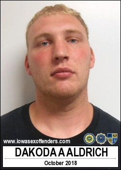 ALDRICH, DAKODA ALLEN <span class=text-danger>04/17/2019 04:00 pm</span>