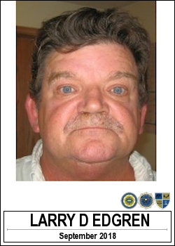 EDGREN, LARRY DALE <span class=text-danger>04/24/2019 05:00 pm</span>