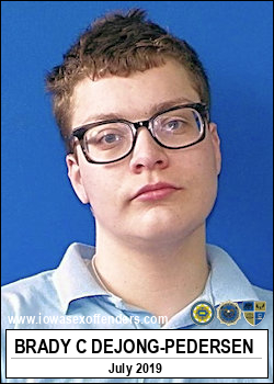DEJONG-PEDERSEN, BRADY CHRISTOPHER <span class=text-danger>09/25/2020 05:00 pm</span>