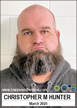 HUNTER, CHRISTOPHER MICHAEL <span class=text-danger>06/18/2025 11:00 pm</span>