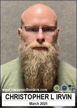 IRVIN, CHRISTOPHER LEE <span class=text-danger>06/18/2025 11:00 pm</span>