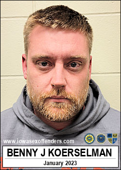 SCANDAL　LIVE写真 BENNY KOERSELMAN - Iowa Sex Offender Registry