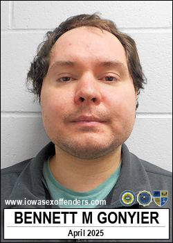 GONYIER, BENNETT MYHRE <span class=text-danger>04/18/2025 12:00 pm</span>