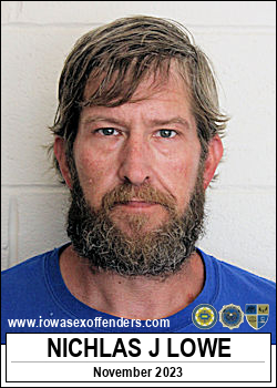 LOWE, NICHLAS JOHN <span class=text-danger>12/08/2023 03:00 pm</span>